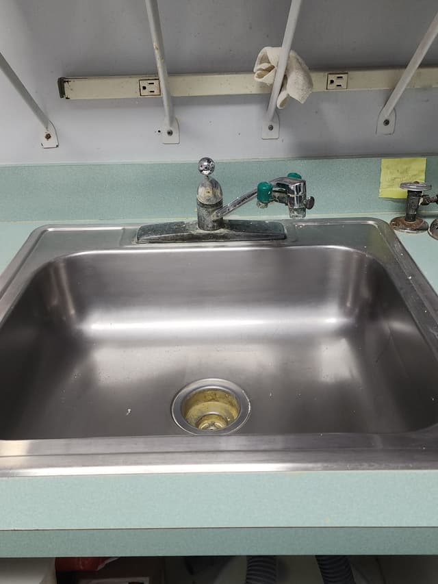Commercial Sink Drain, Faucet & Emergency Eyewash Installation photo 4